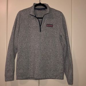 Boys Grey Vineyard Vines Quarter Zip